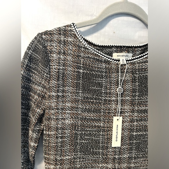 Max Studio tweed Knit Dress NWT - Picture 4 of 6
